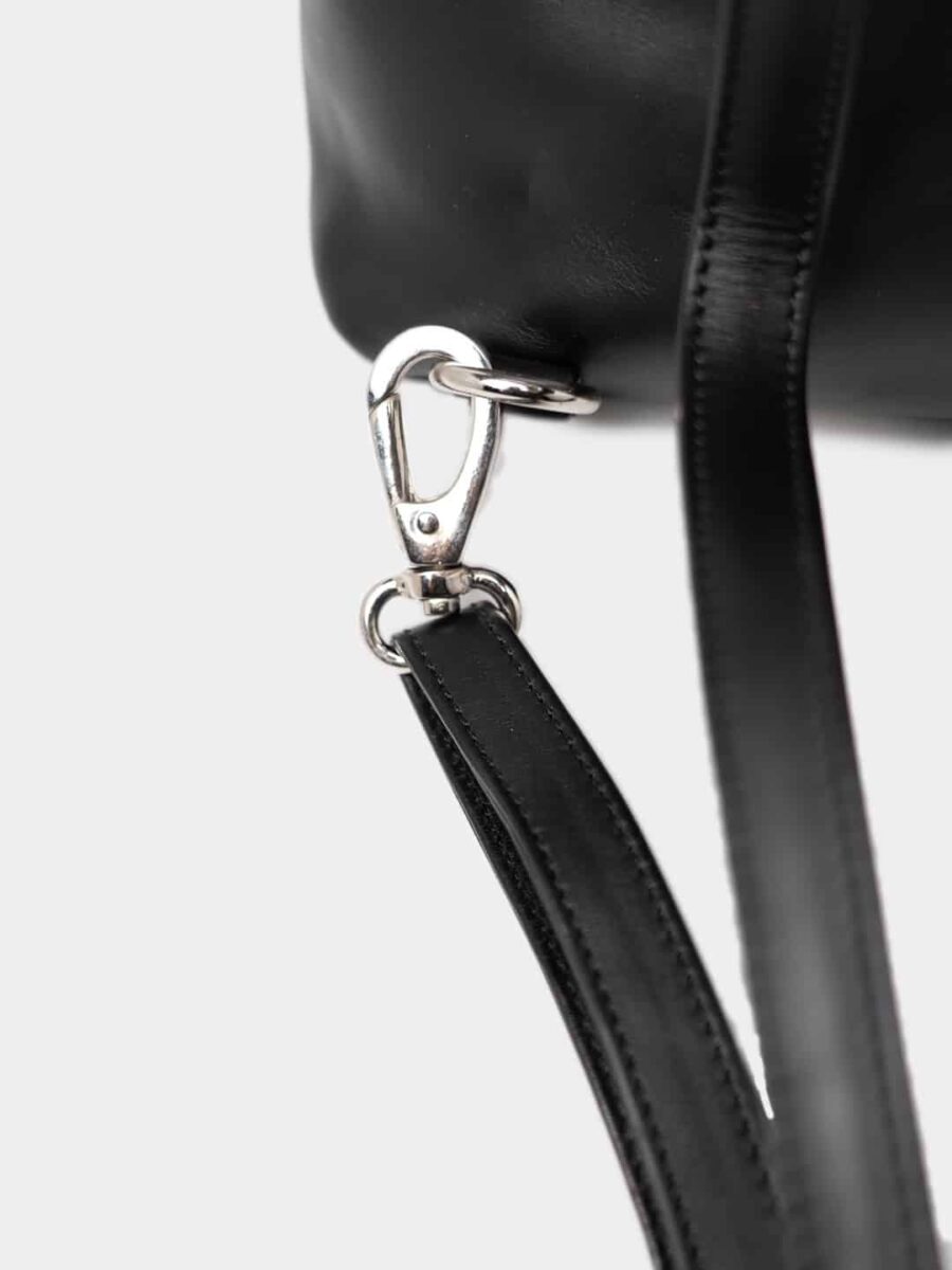 Venice Backpack - Kožená kabelka - batůžek černá - Obrázek 10