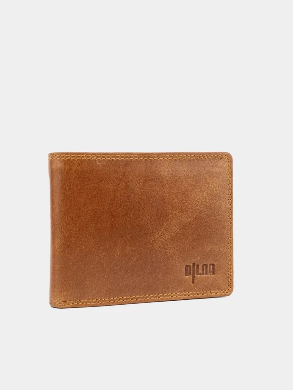 pánská kožená peněženka koňaková