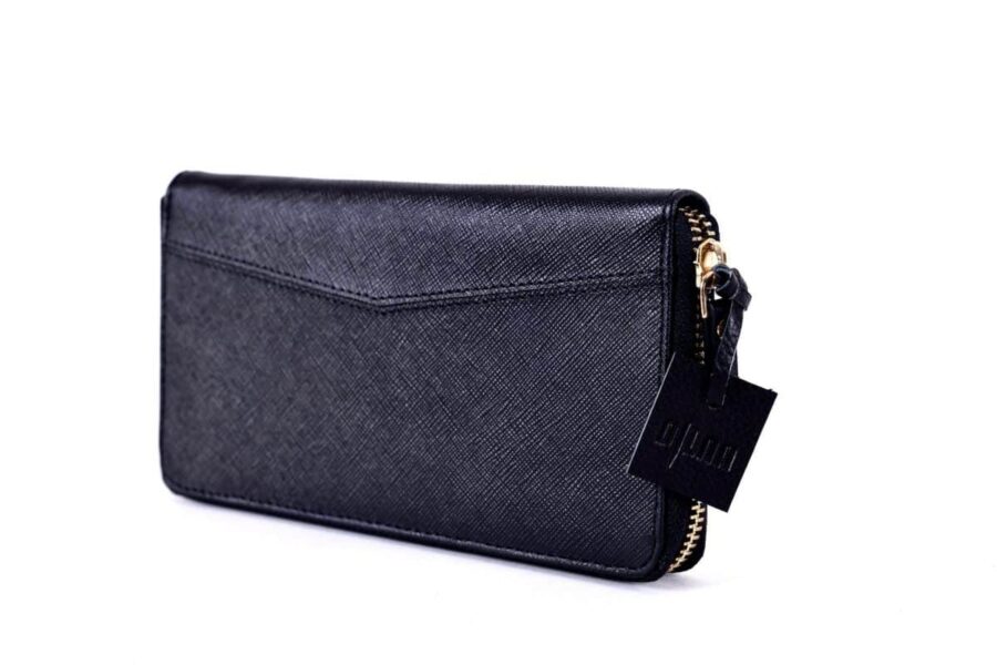 img_7598_optimized Florencia Safiano Wallet Black- Dámská kožená peněženka černá safiano - Obrázek 6