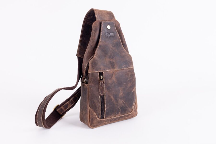 Marco Polo Hunter CrossBody - Pánská kožená taška přes rameno - Obrázek 7
