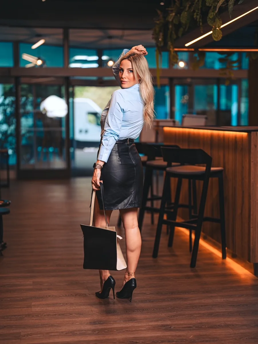 dámská kožená kabelka Valencia elegantní