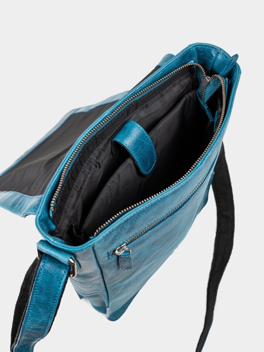 Berlin Jonas - crossbody modrá tyrkys - Obrázek 6