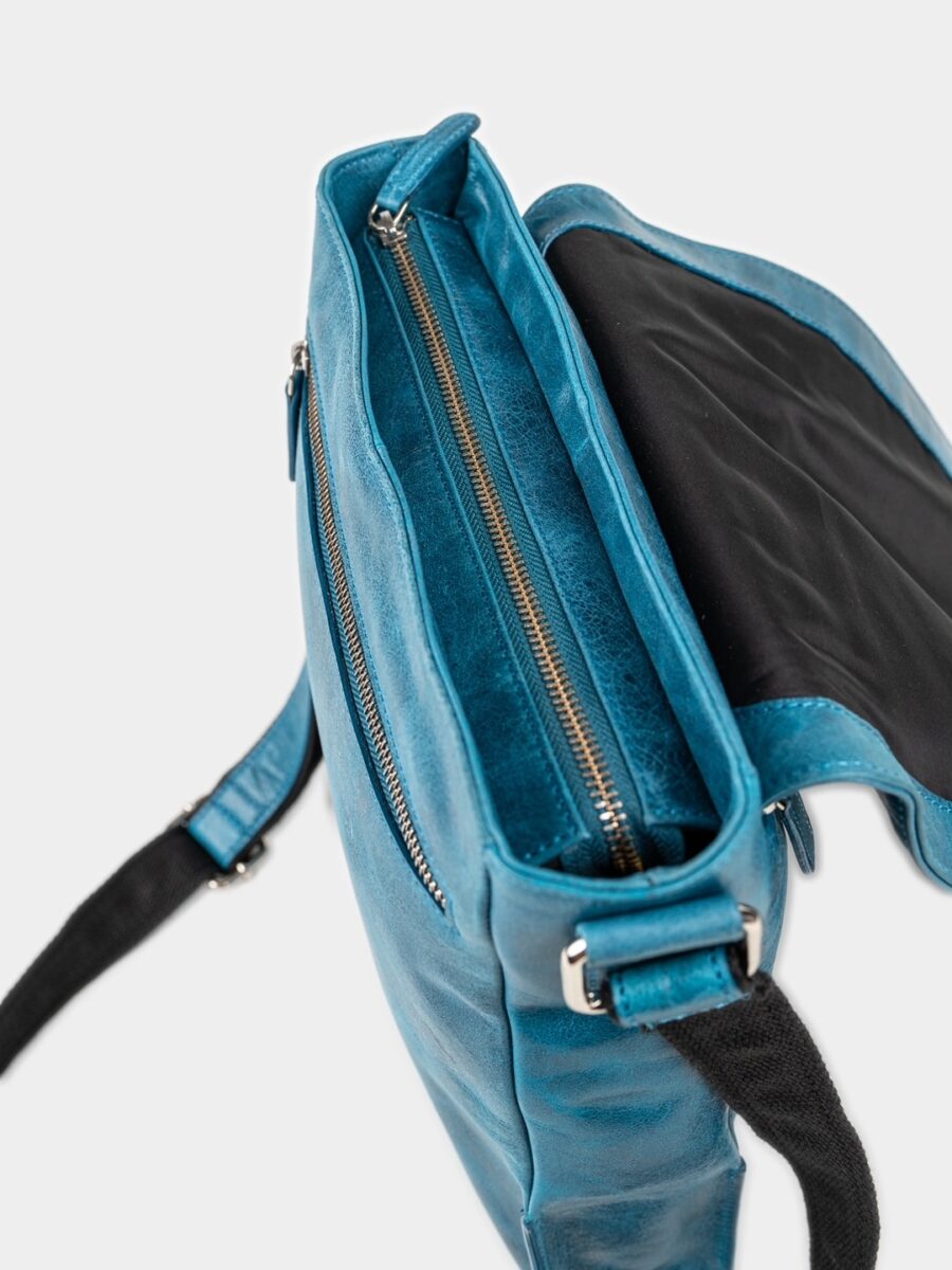 Berlin Jonas - crossbody modrá tyrkys - Obrázek 7