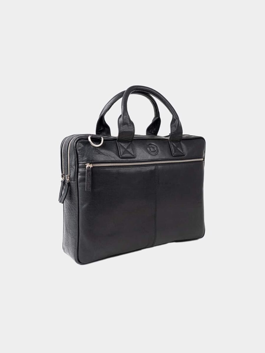 Wallstreet Jordan Black - Kožená business taška - Obrázek 11
