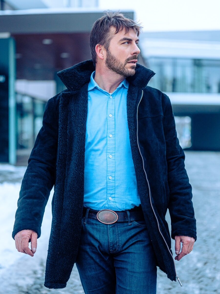 pánská kožená bunda s kožešinou