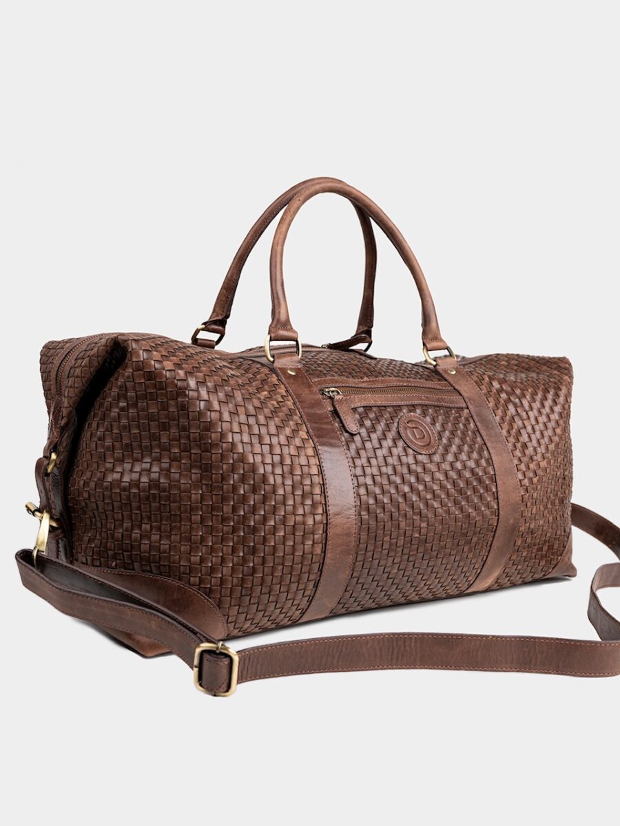 Wolfgang Travel Bag - Kožená cestovní taška proplétaná - Obrázek 12