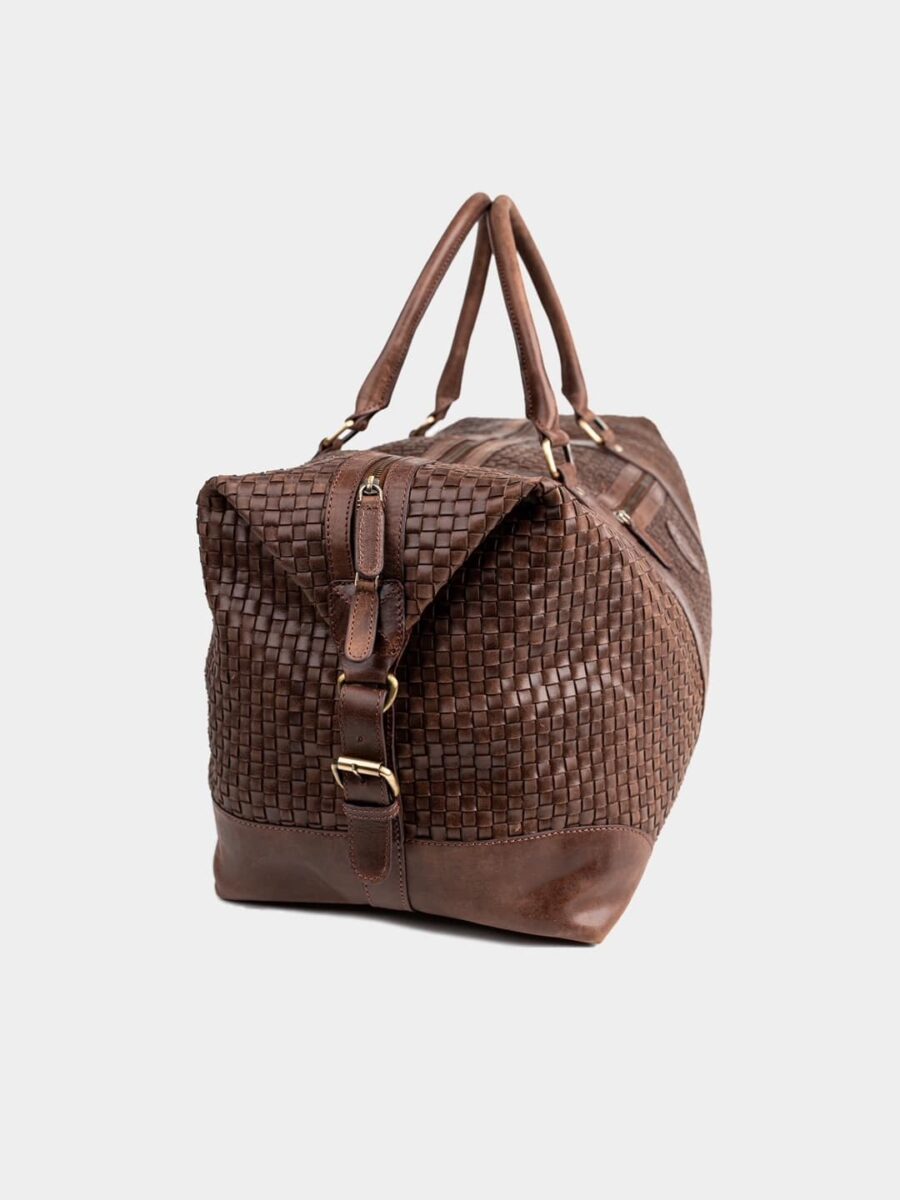 Wolfgang Travel Bag - Kožená cestovní taška proplétaná - Obrázek 8