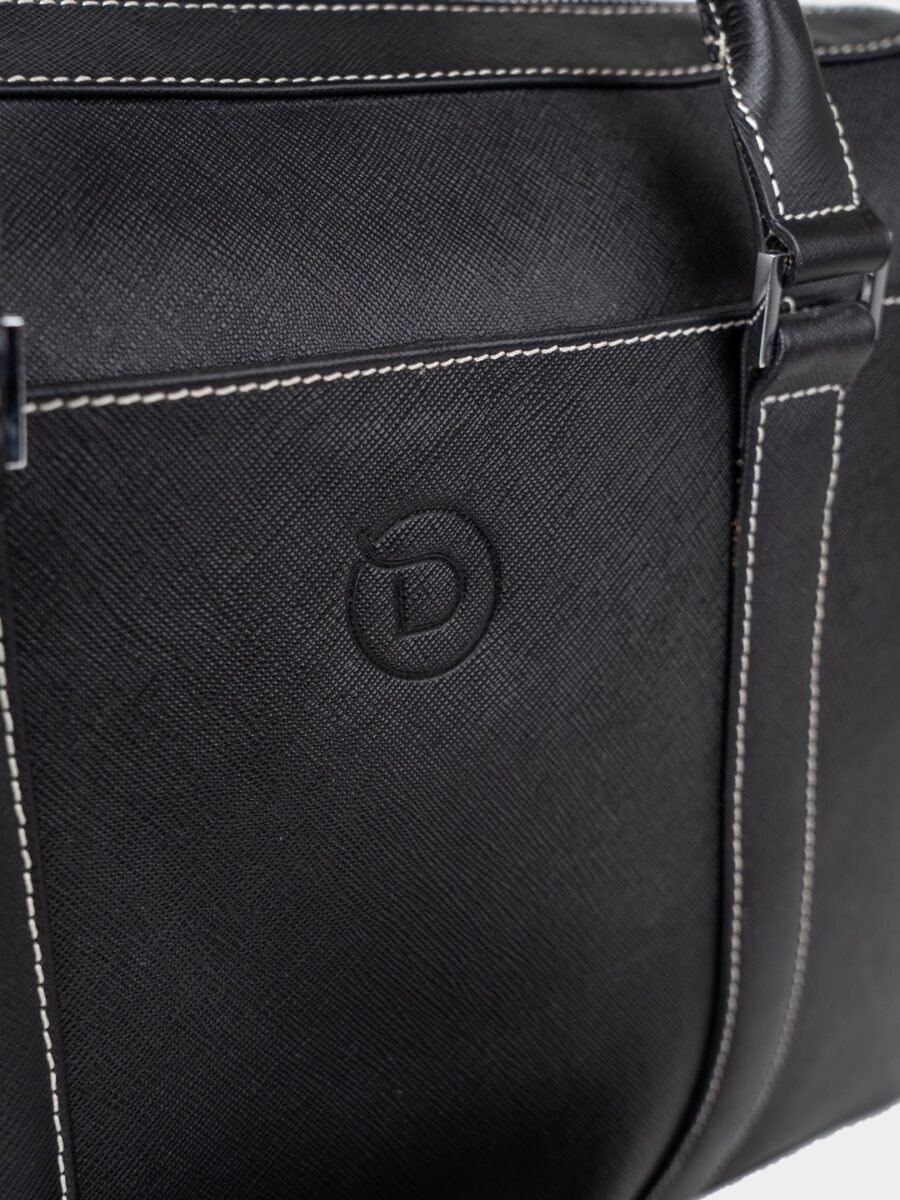 London Bag Premium 2.0 - Kožená business taška černá safiano - Obrázek 12