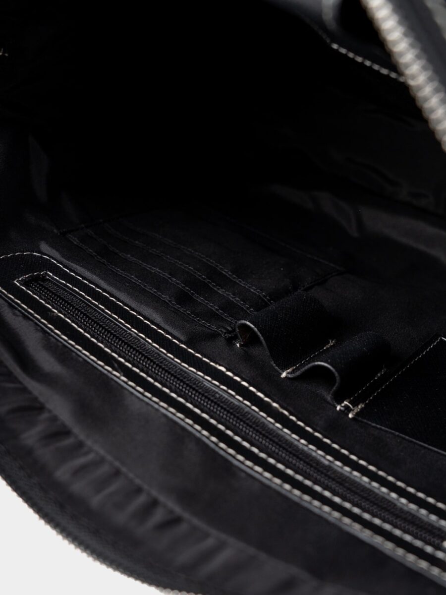 London Bag Premium 2.0 - Kožená business taška černá safiano - Obrázek 7