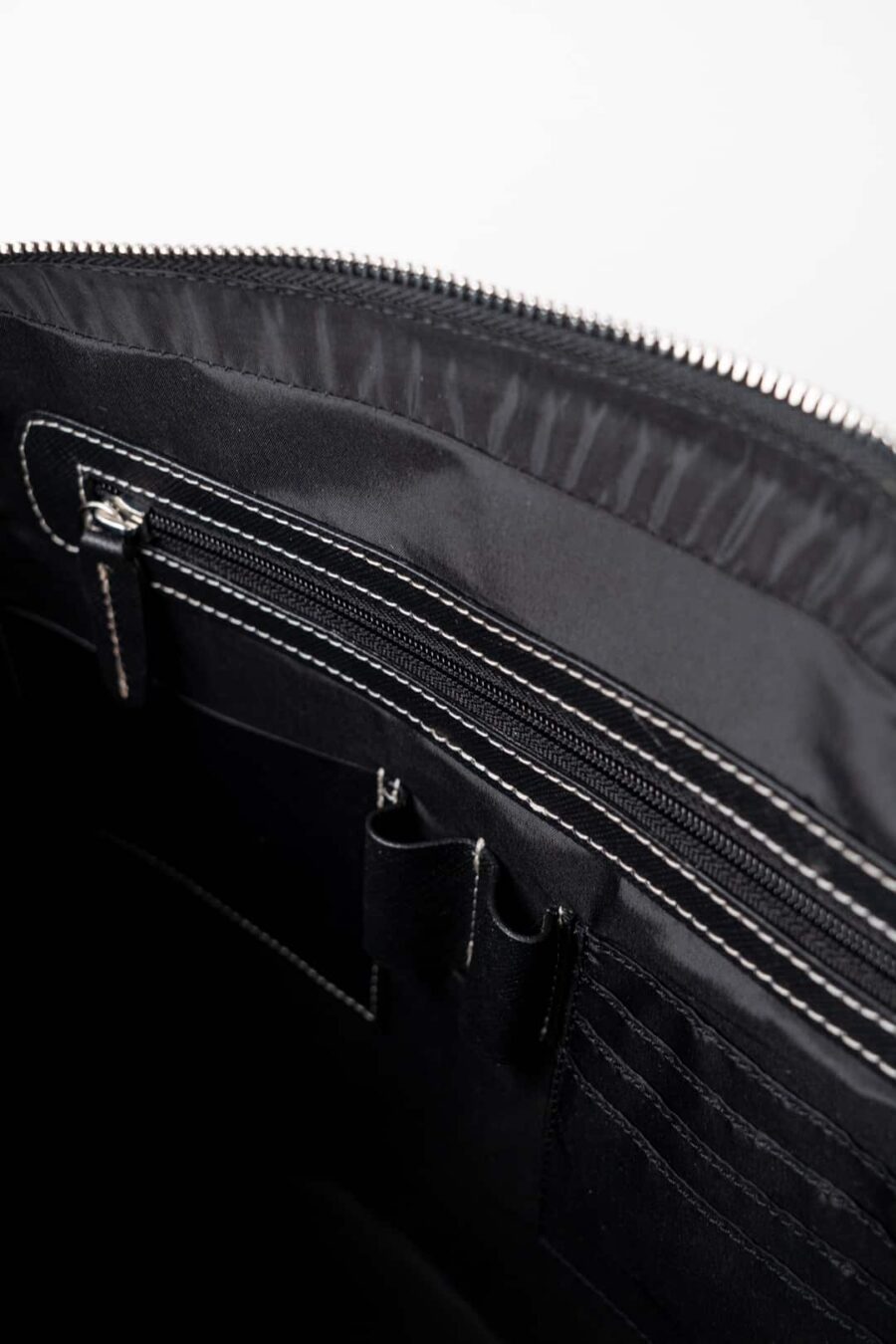 London Bag Premium 2.0 - Kožená business taška černá safiano - Obrázek 6