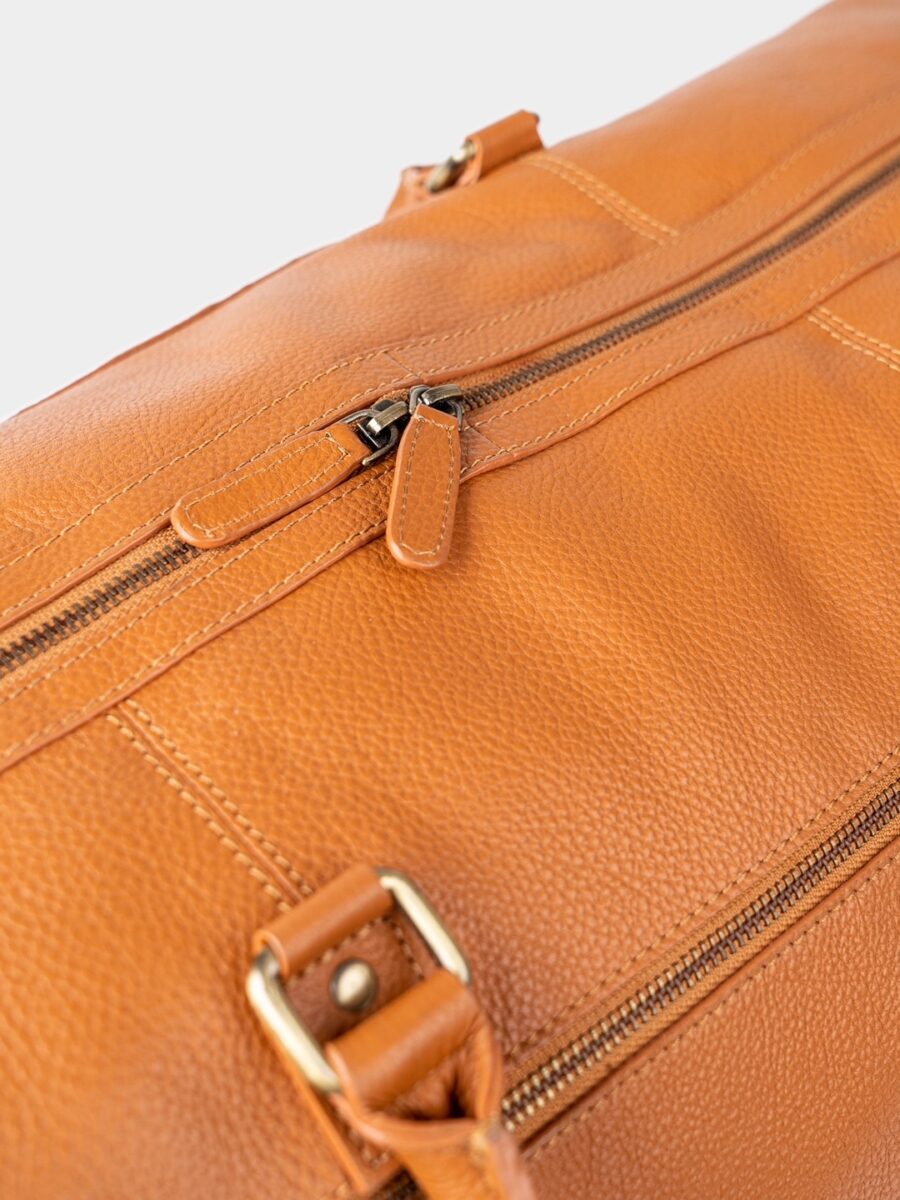 Berlin Travel Bag Whisky - Kožená cestovní taška whisky - Obrázek 2