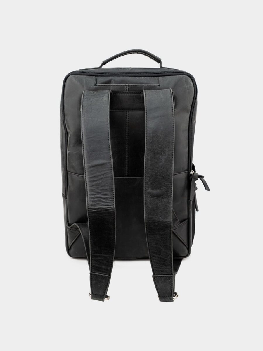 Backpack Praga Grand 1918 black - Kožený batoh černý - Obrázek 6