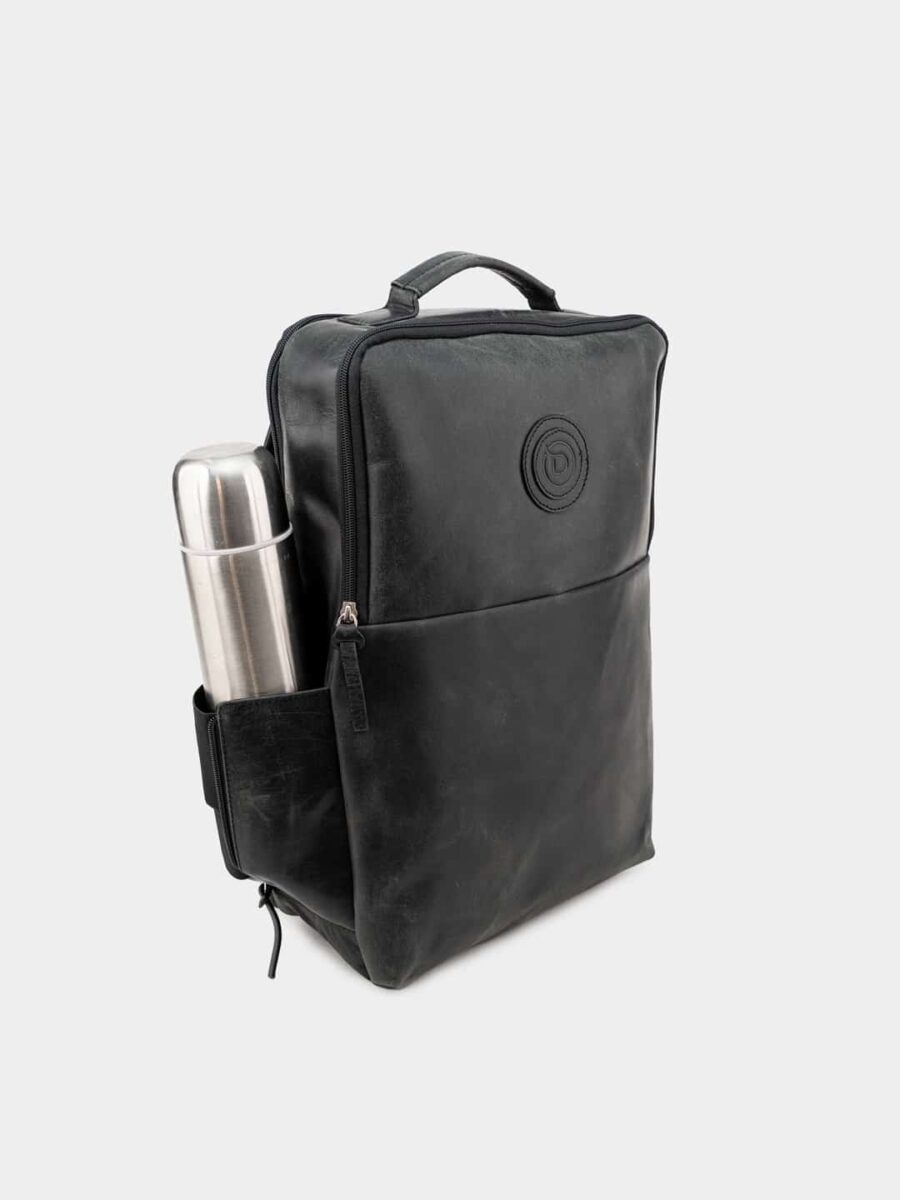 Backpack Praga Grand 1918 black - Kožený batoh černý - Obrázek 12