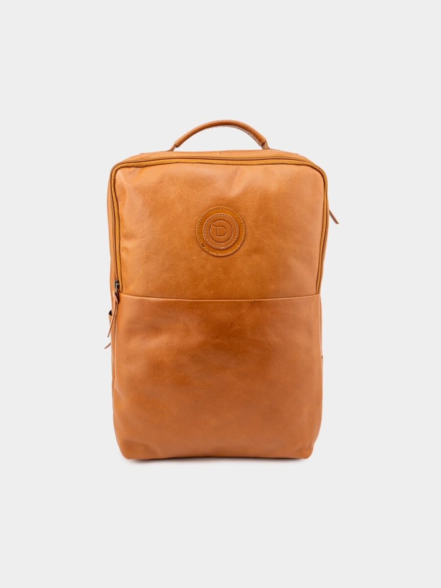 Backpack Praga Grand 1918 cognac - Kožený batoh  koňakový - Obrázek 2