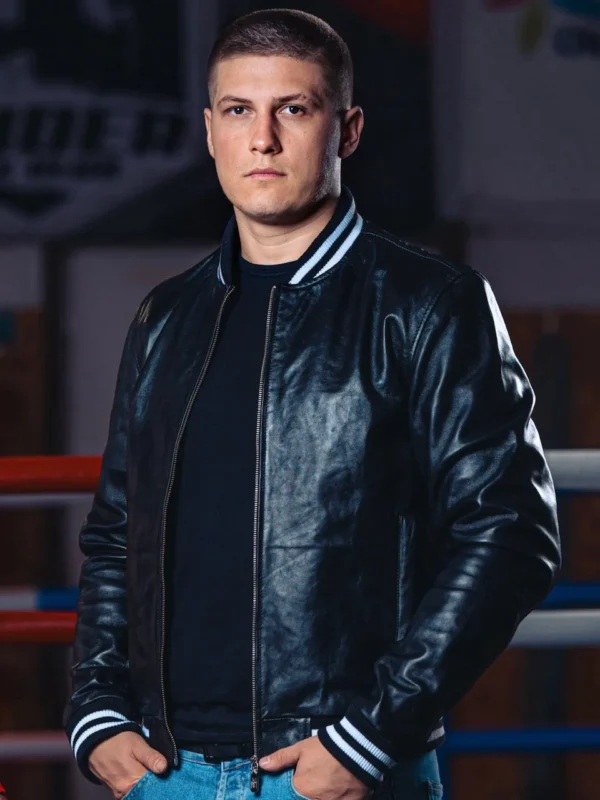 pánský kožený bomber