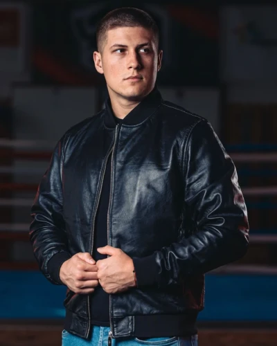pánský kožený bomber