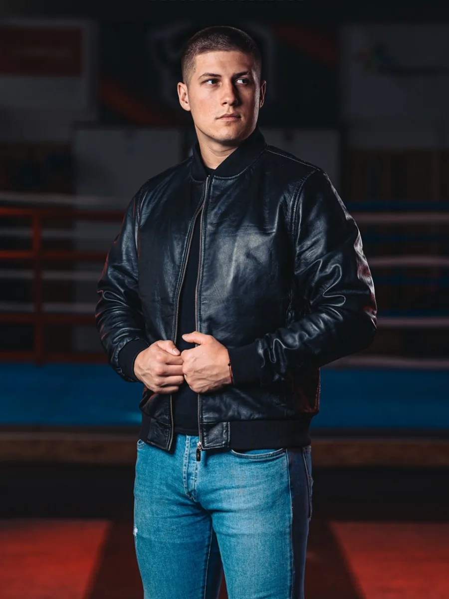 Rocky Bomber Classic – Pánský kožený bomber - Obrázek 11