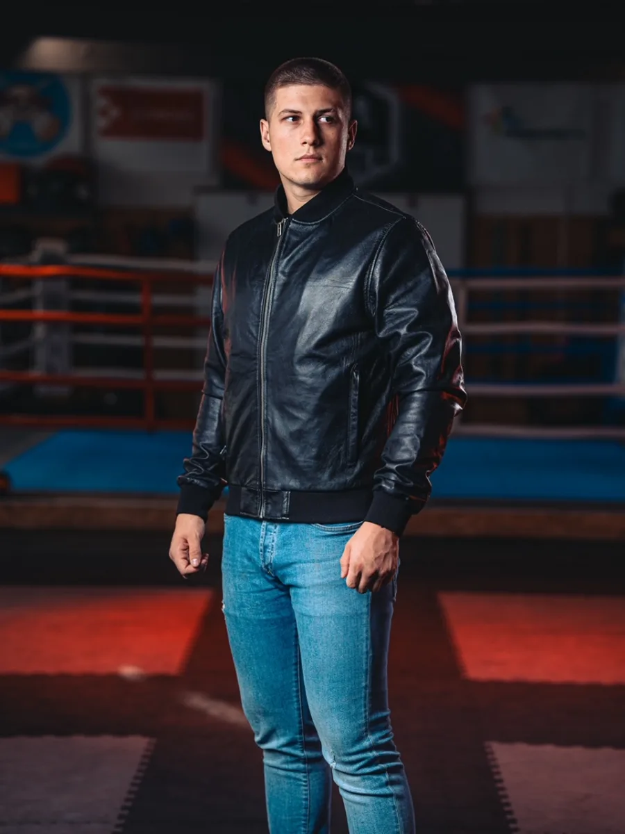 Rocky Bomber Classic – Pánský kožený bomber - Obrázek 7