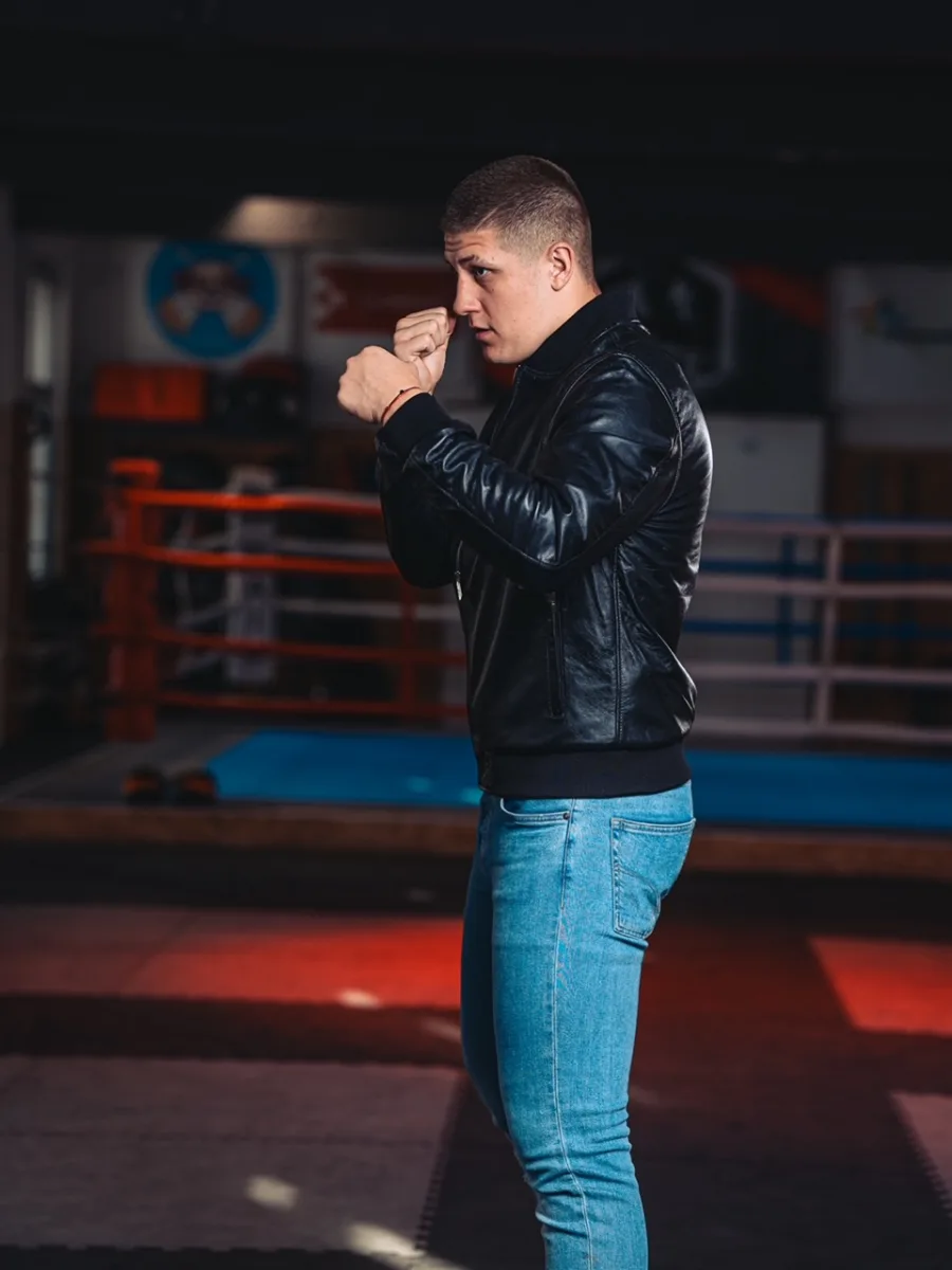 Rocky Bomber Classic – Pánský kožený bomber - Obrázek 3