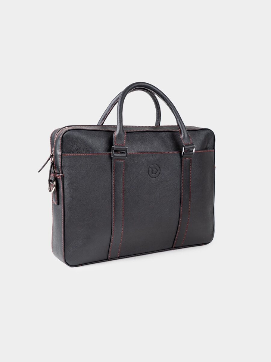 London Bag Premium 2.1 - Kožená business taška černá safiano - Obrázek 12
