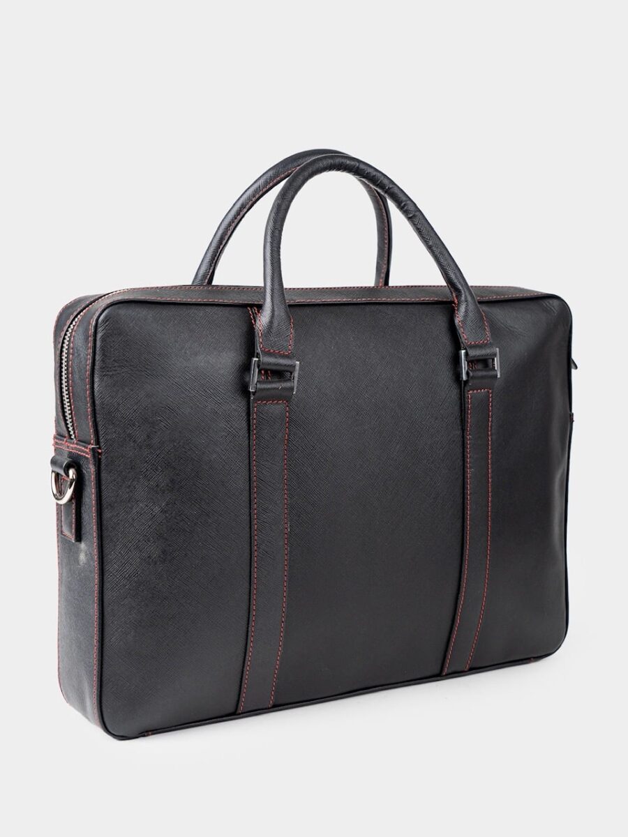 London Bag Premium 2.1 - Kožená business taška černá safiano - Obrázek 13