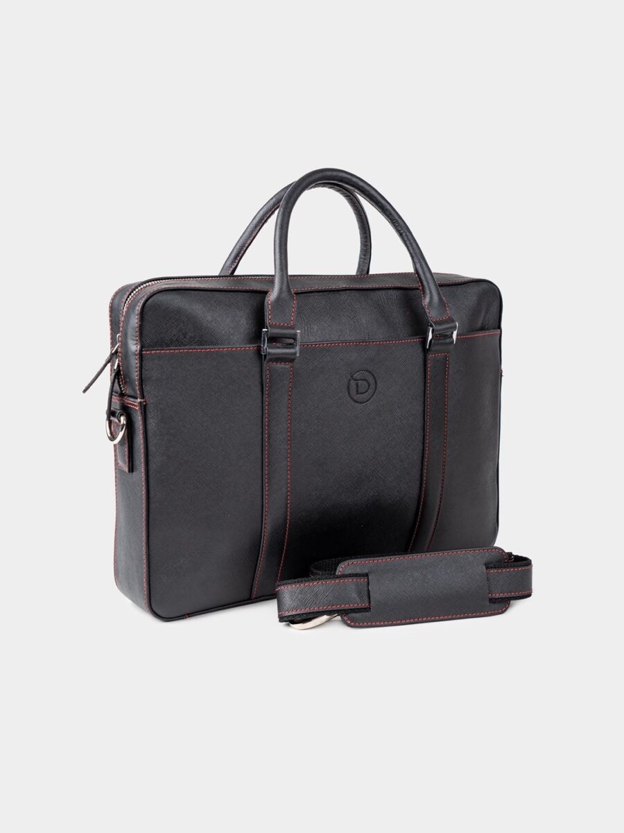 London Bag Premium 2.1 - Kožená business taška černá safiano - Obrázek 14