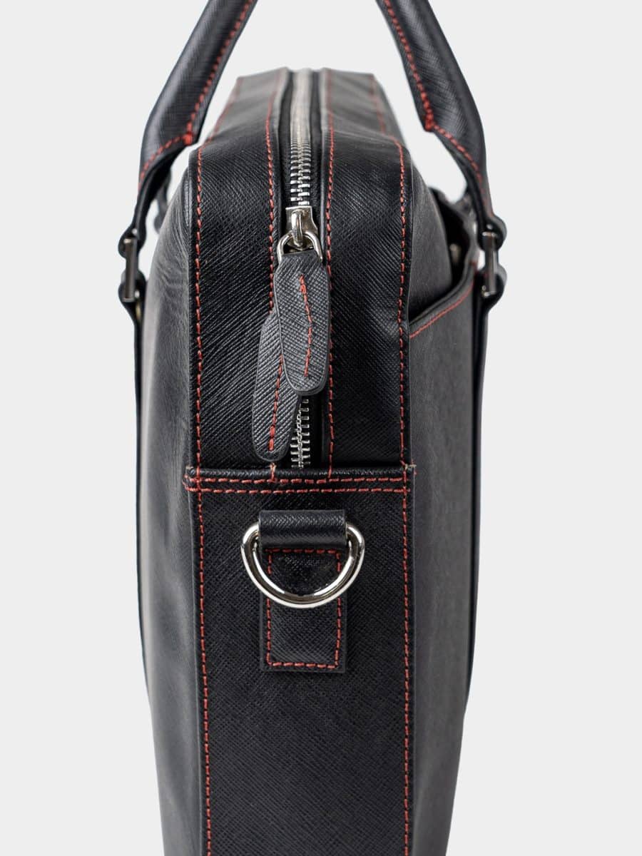 London Bag Premium 2.1 - Kožená business taška černá safiano - Obrázek 5