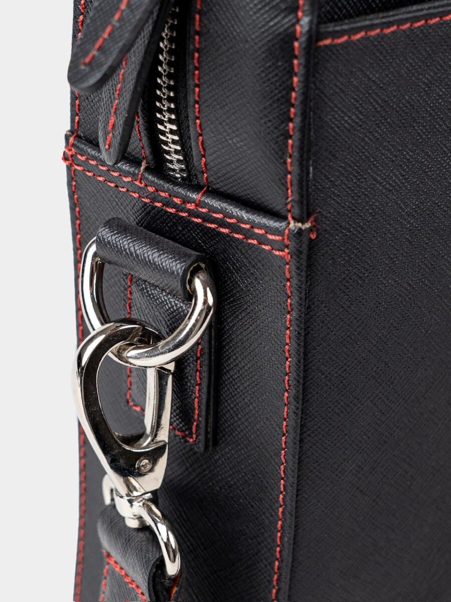 London Bag Premium 2.1 - Kožená business taška černá safiano - Obrázek 3