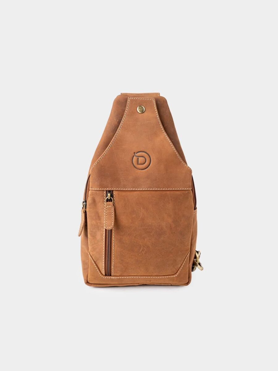 Marco Polo Hunter CrossBody light  - Pánská kožená taška přes rameno - Obrázek 8