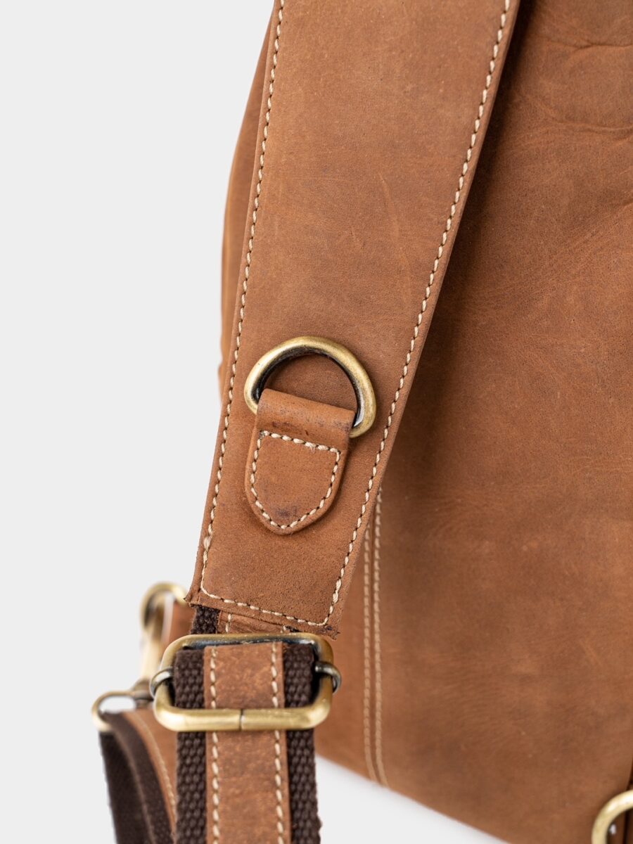 Marco Polo Hunter CrossBody light  - Pánská kožená taška přes rameno - Obrázek 5