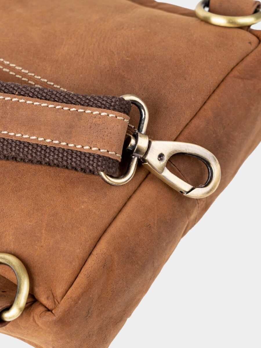 Marco Polo Hunter CrossBody light  - Pánská kožená taška přes rameno - Obrázek 3