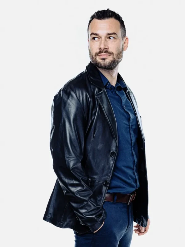 Pánské kožené sako