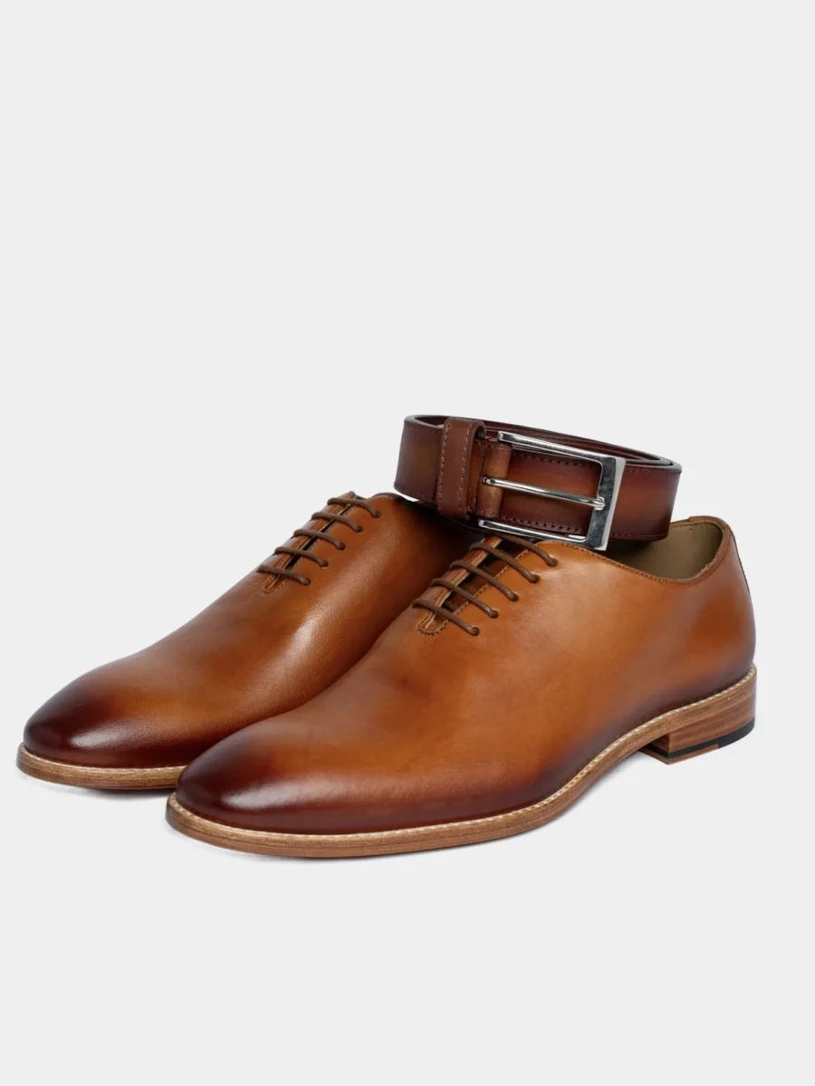 Opasek James Cognac 2.0 - Kožený pásek koňakový 2.0 - Obrázek 2