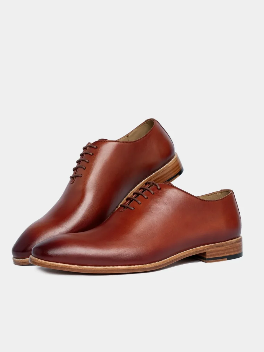 Oxford James 007 bordeaux 2.0 - červené kožené boty (cihlová) - Obrázek 8