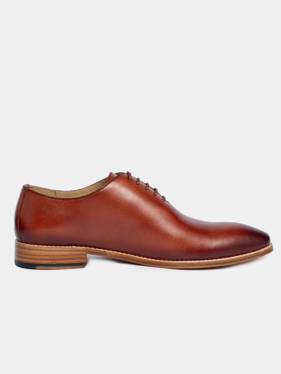 Oxford James 007 bordeaux 2.0 - červené kožené boty (cihlová) - Obrázek 3