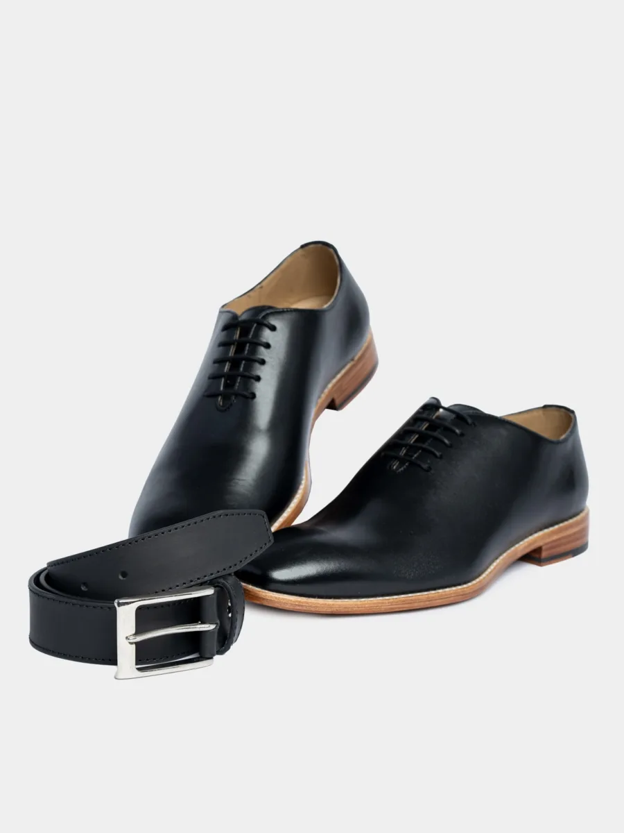 Oxford James 007 černá 2.0 - černé luxusní kožené boty - Obrázek 5