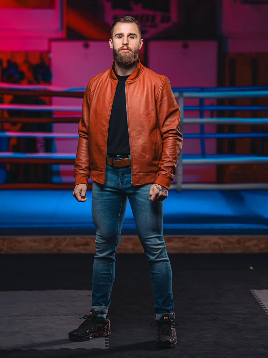 Rocky Bomber cognac 2.0 – Pánský kožený bomber koňakový - Obrázek 17