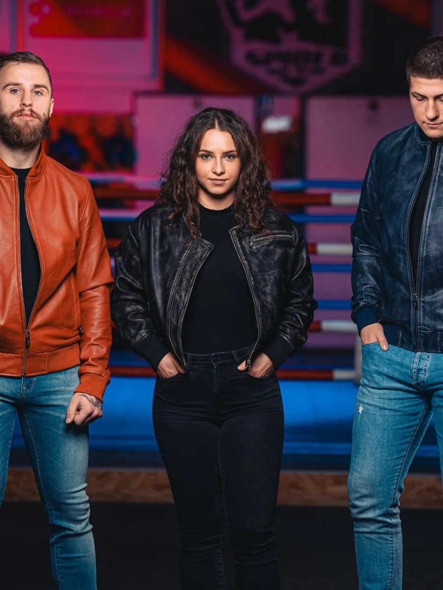 Wanda Bomber – Dámský kožený bomber - Obrázek 2