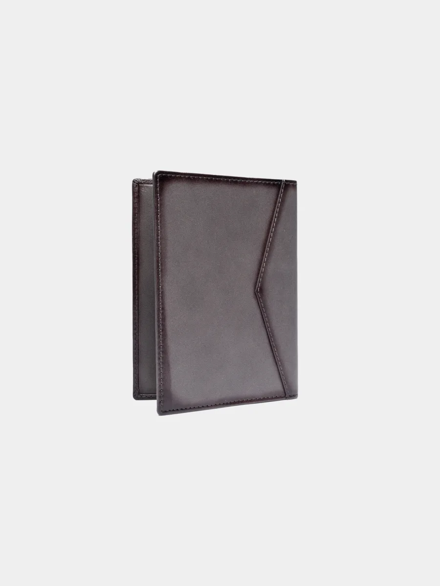 Wallstreet Tim PassportCover grey - Kožený obal na cestovní pas šedý - Obrázek 2