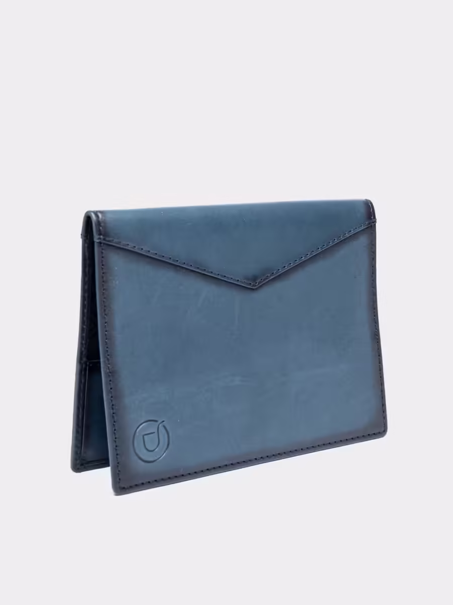 Wallstreet Tim PassportCover blue - Kožený obal na cestovní pas modrý - Obrázek 8