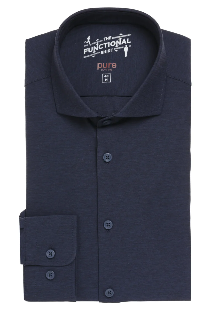 Pure Melier Blue – Pánská Funkční Košile - Obrázek 3