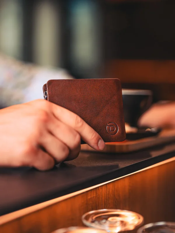 kožená peněženka