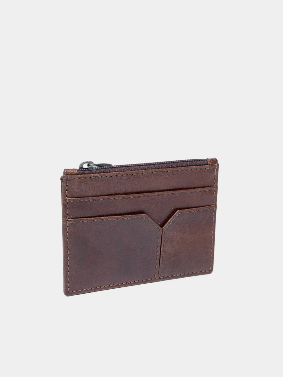 Wallstreet Mark Cardholder brown - Kožená peněženka hnědá - Obrázek 4