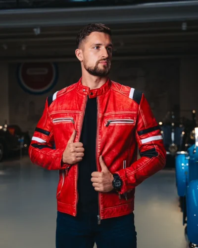 kožená sportovní bunda dilna dilnastore