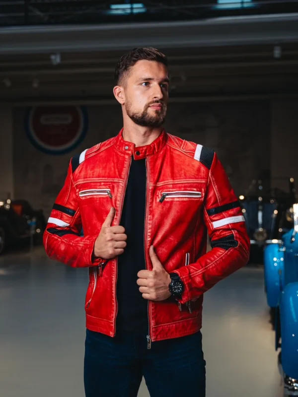 kožená sportovní bunda dilna dilnastore