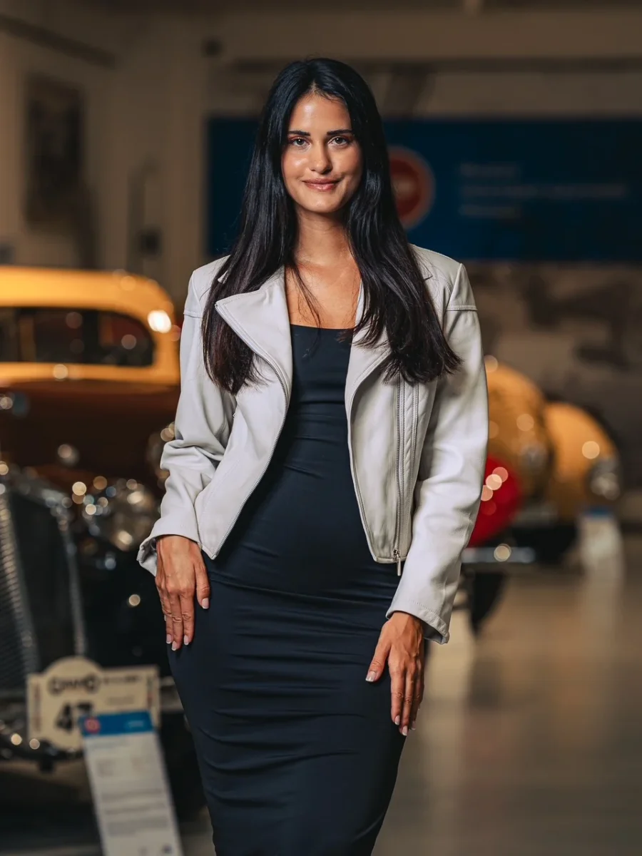 dámský kožená křivák