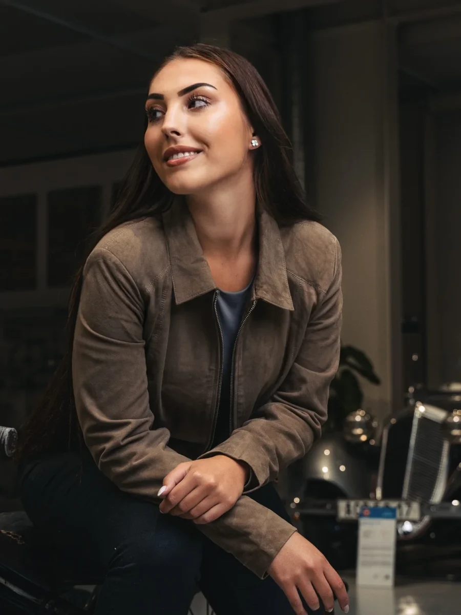 dámská semišová bunda