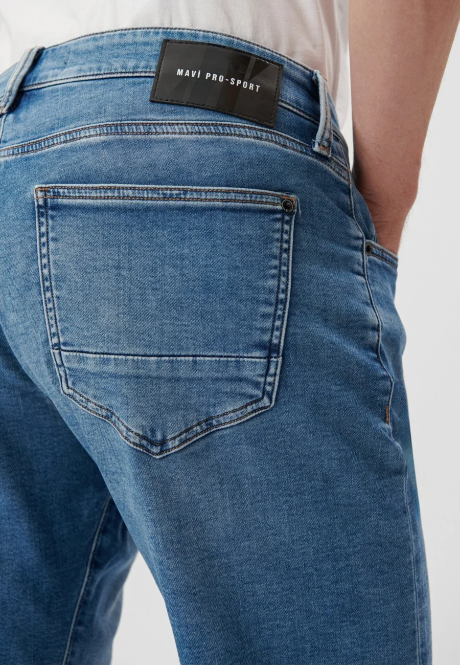 TIM MAVI Shorts - Pánské jeansové kraťasy vintage modrá - Obrázek 8