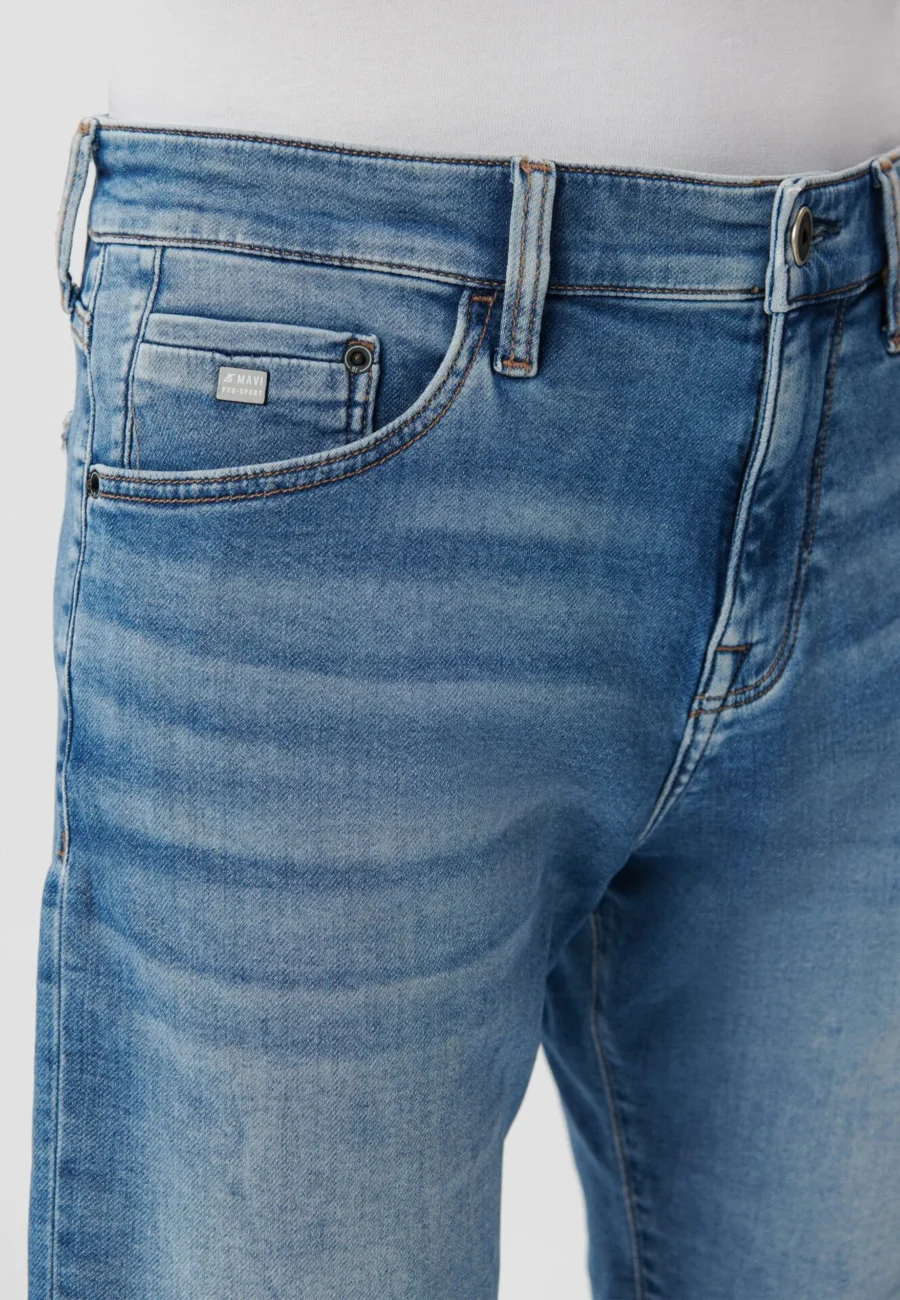 TIM MAVI Shorts - Pánské jeansové kraťasy vintage modrá - Obrázek 5