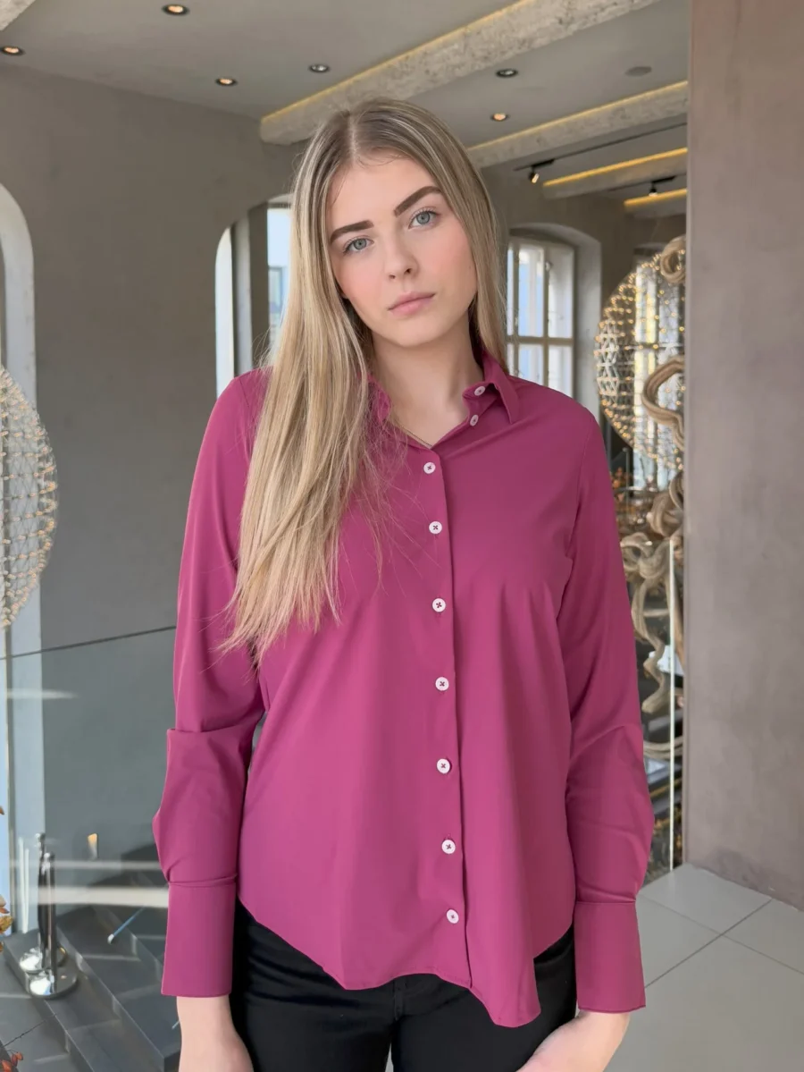 Dámská Funkční košile Pure – magenta pink modern fit - Obrázek 6